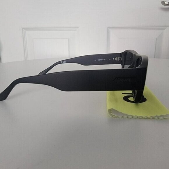 Quay Nigh Cap Matte Black Polarized Sunglasses - Picture 4 of 7